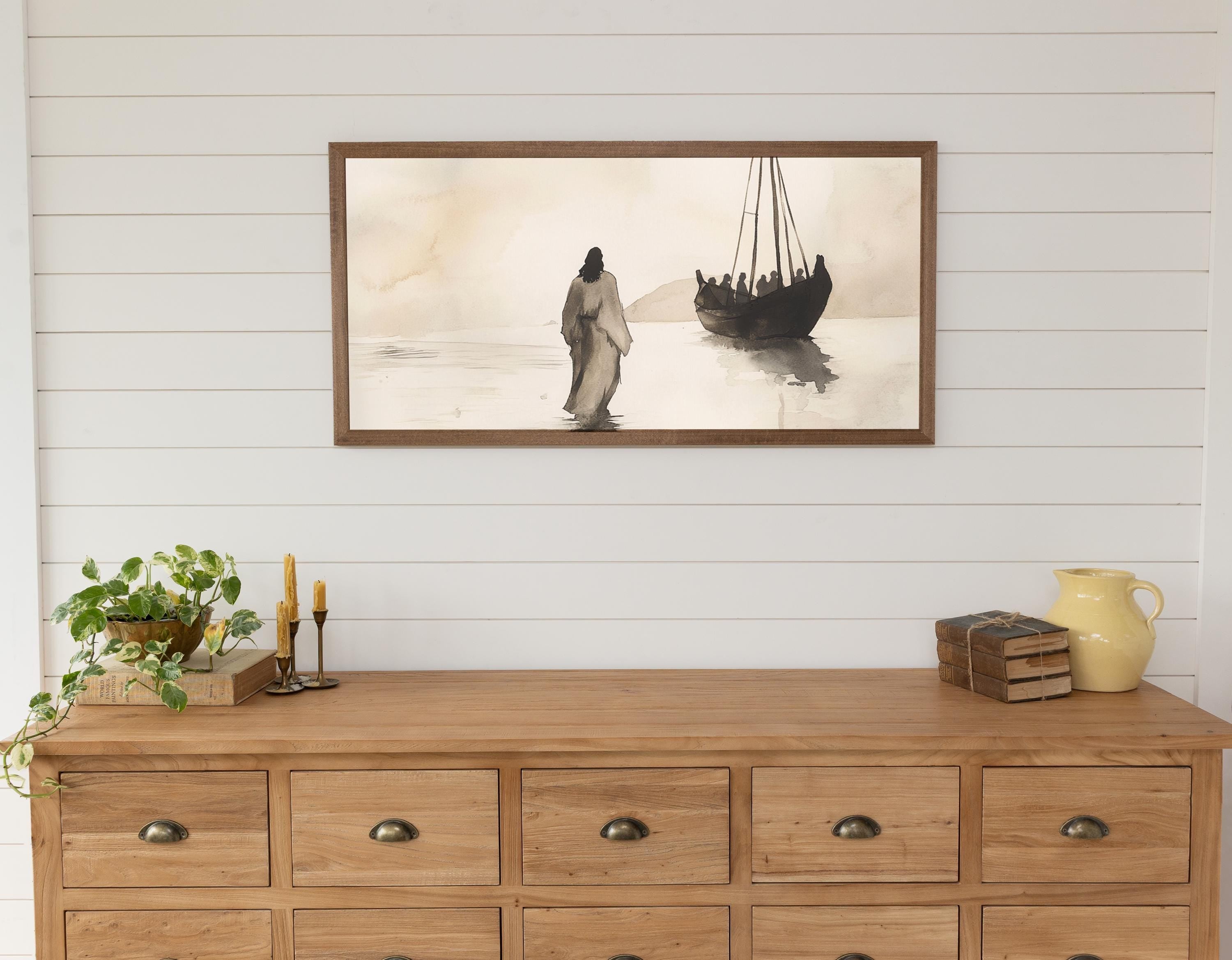 Jesus Oil Painting – Framed