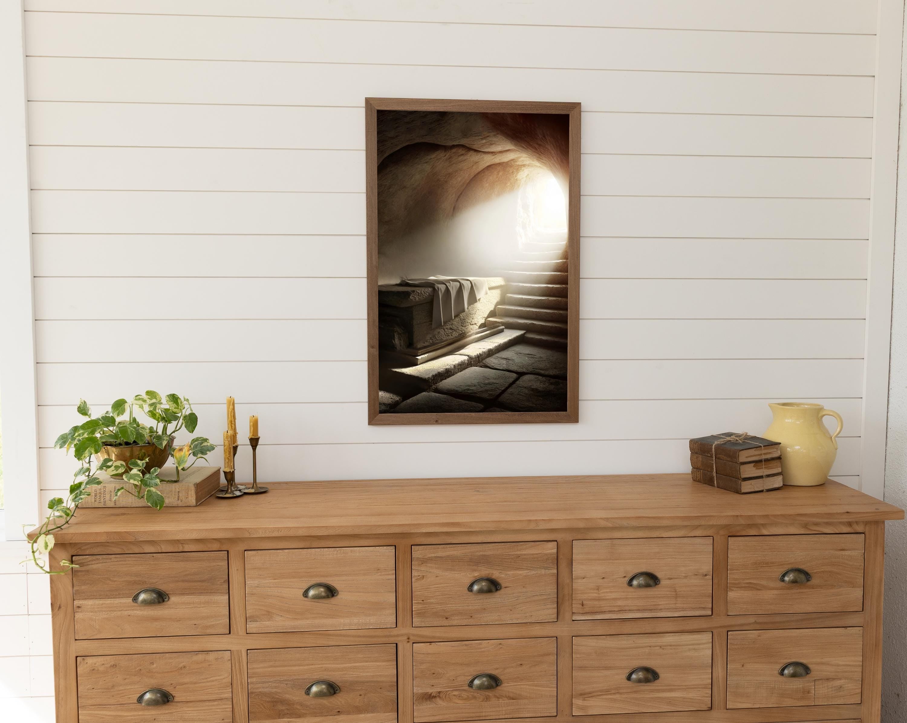 Jesus Tomb Resurrection Print