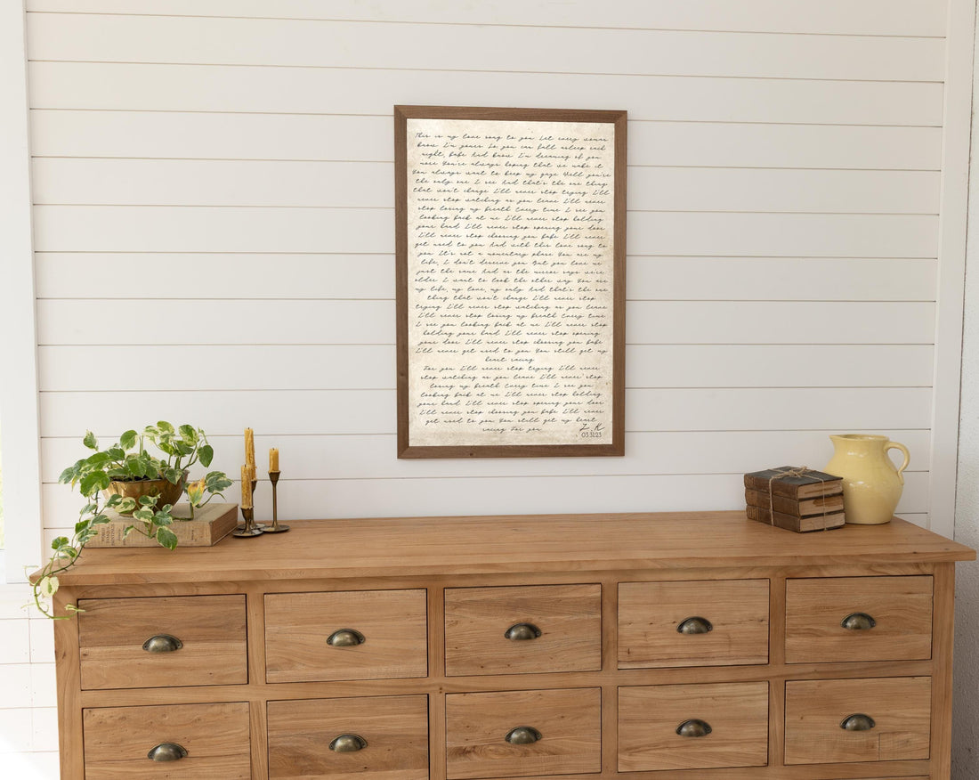 First Dance Song Lyrics , 1st Anniversary Gift, Wedding Vows Wall Art, One Year Anniversary Gift, Gift for Her, Wedding Gift Song Lyrics
