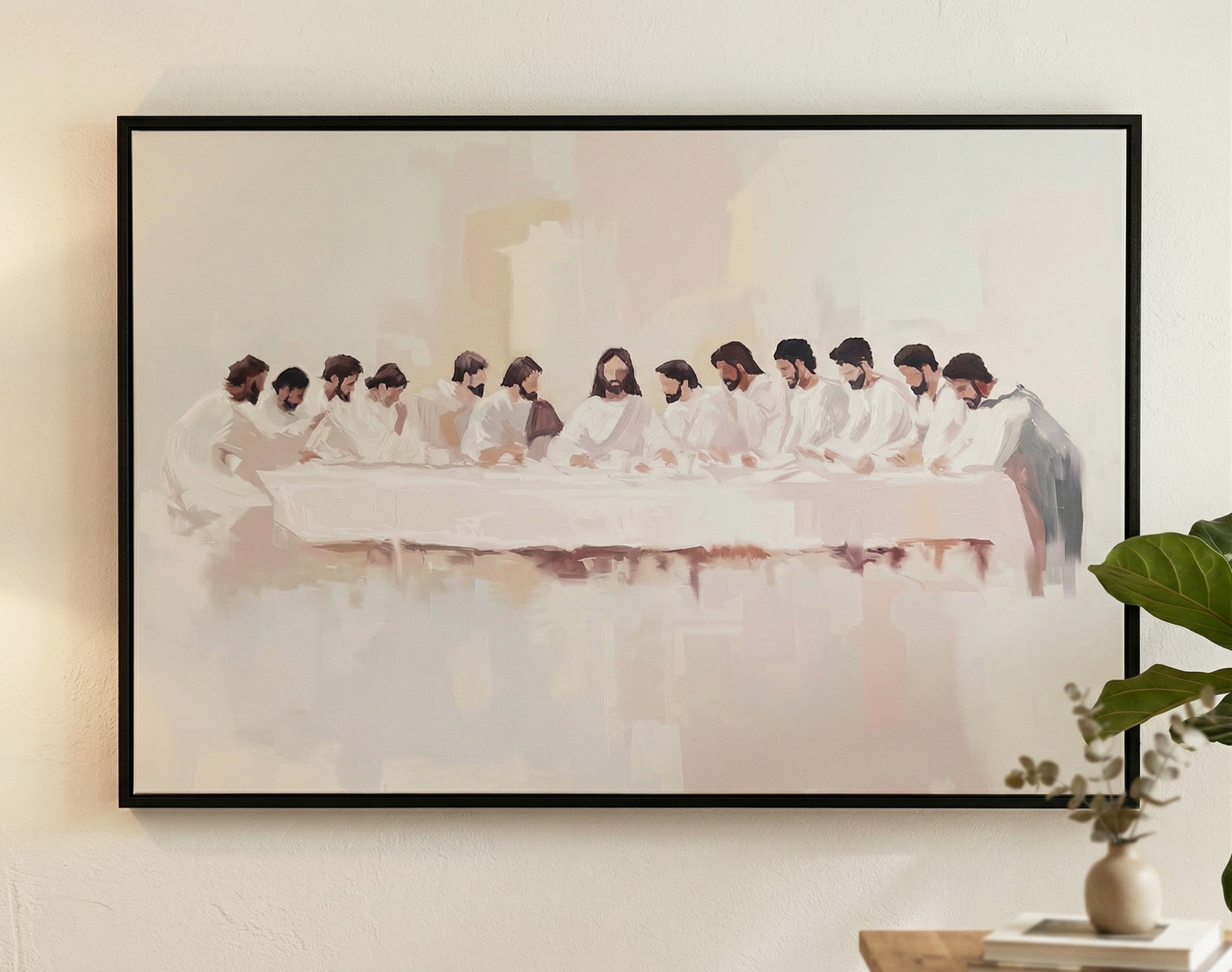 Last Supper V2 - Framed Canvas