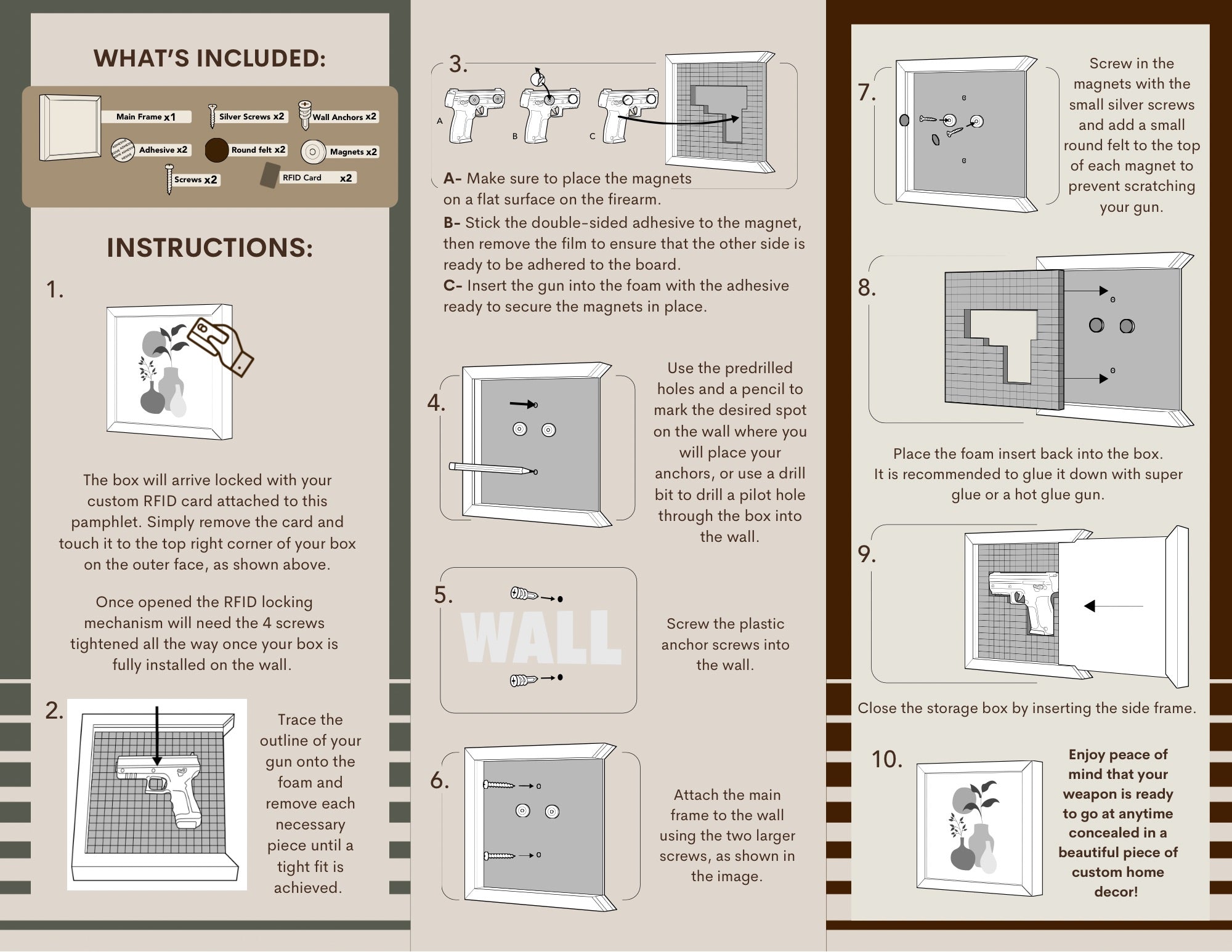 Discrete Concealment Decor