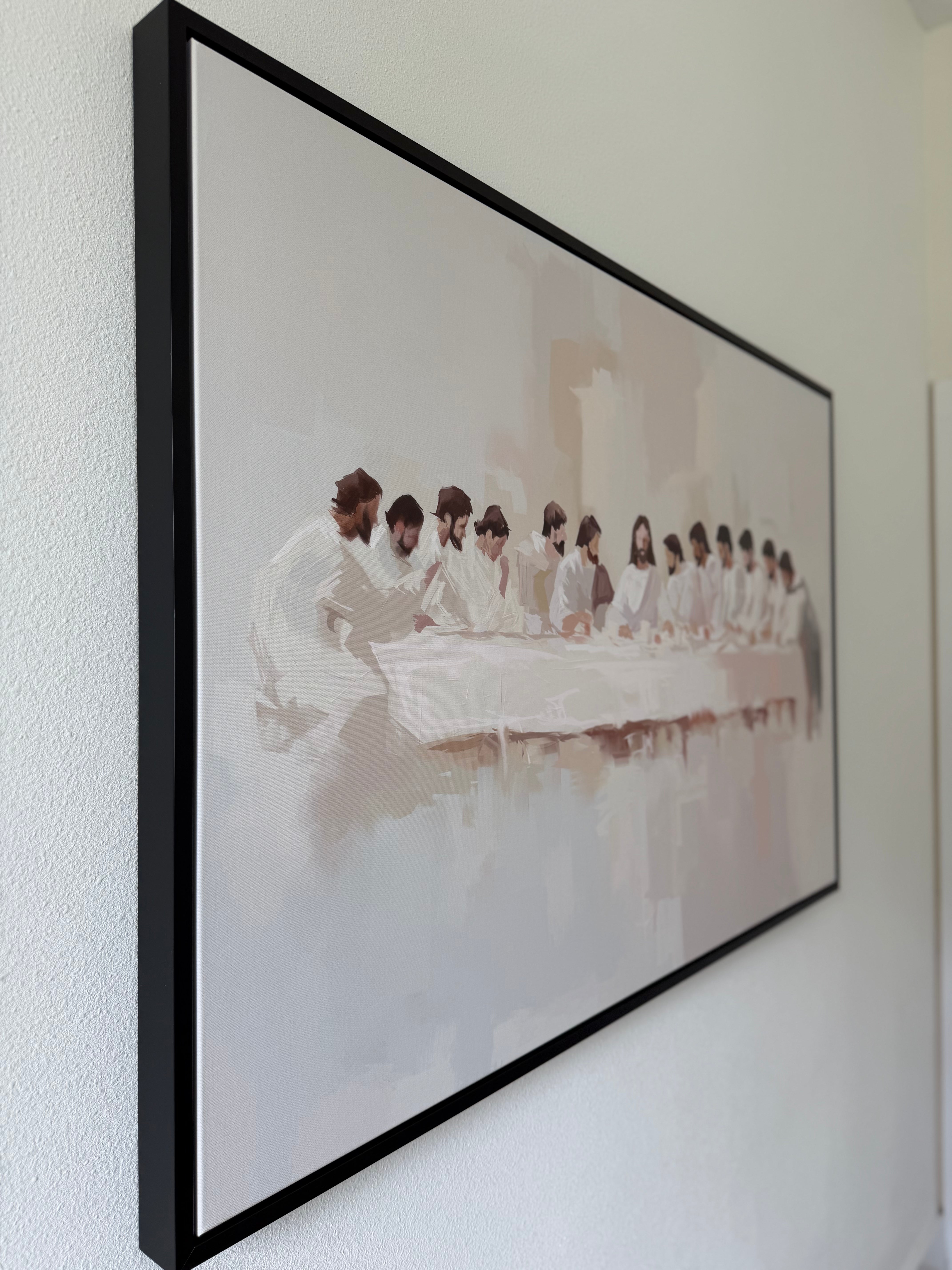 Last Supper V2 - Framed Canvas