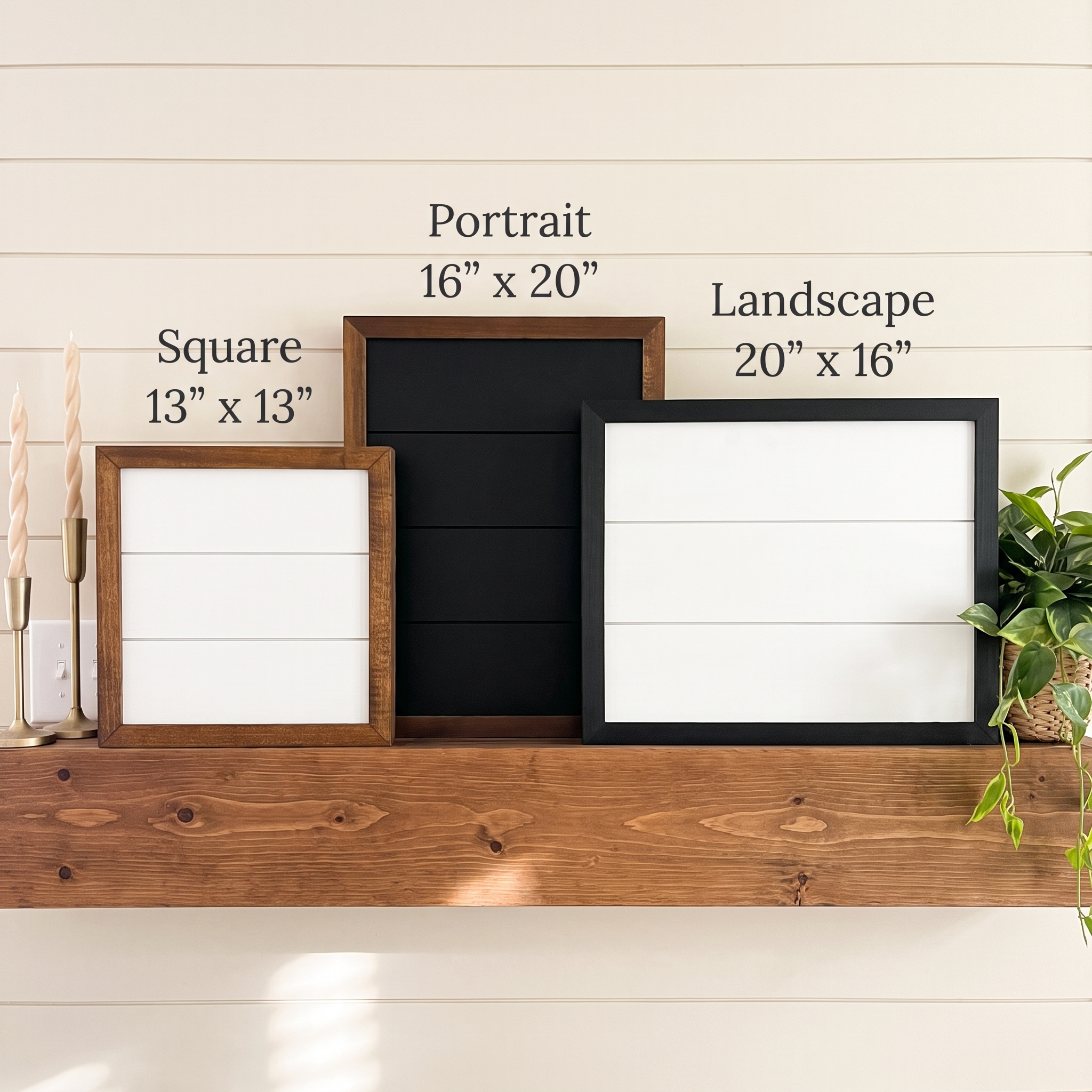 Last Name Concealment Frame — Hidden Gun Storage