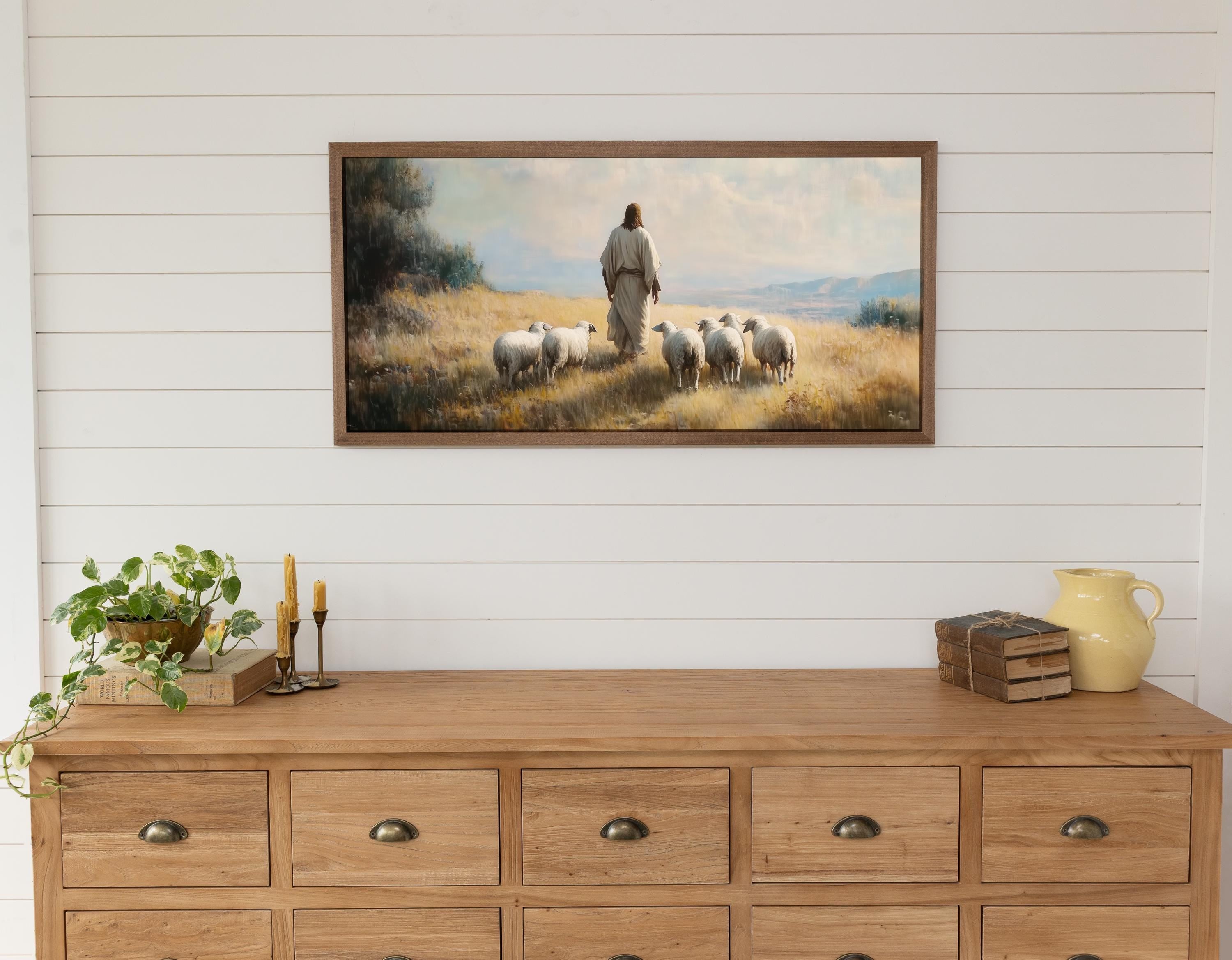 Jesus Leaves the 99 Colorful version