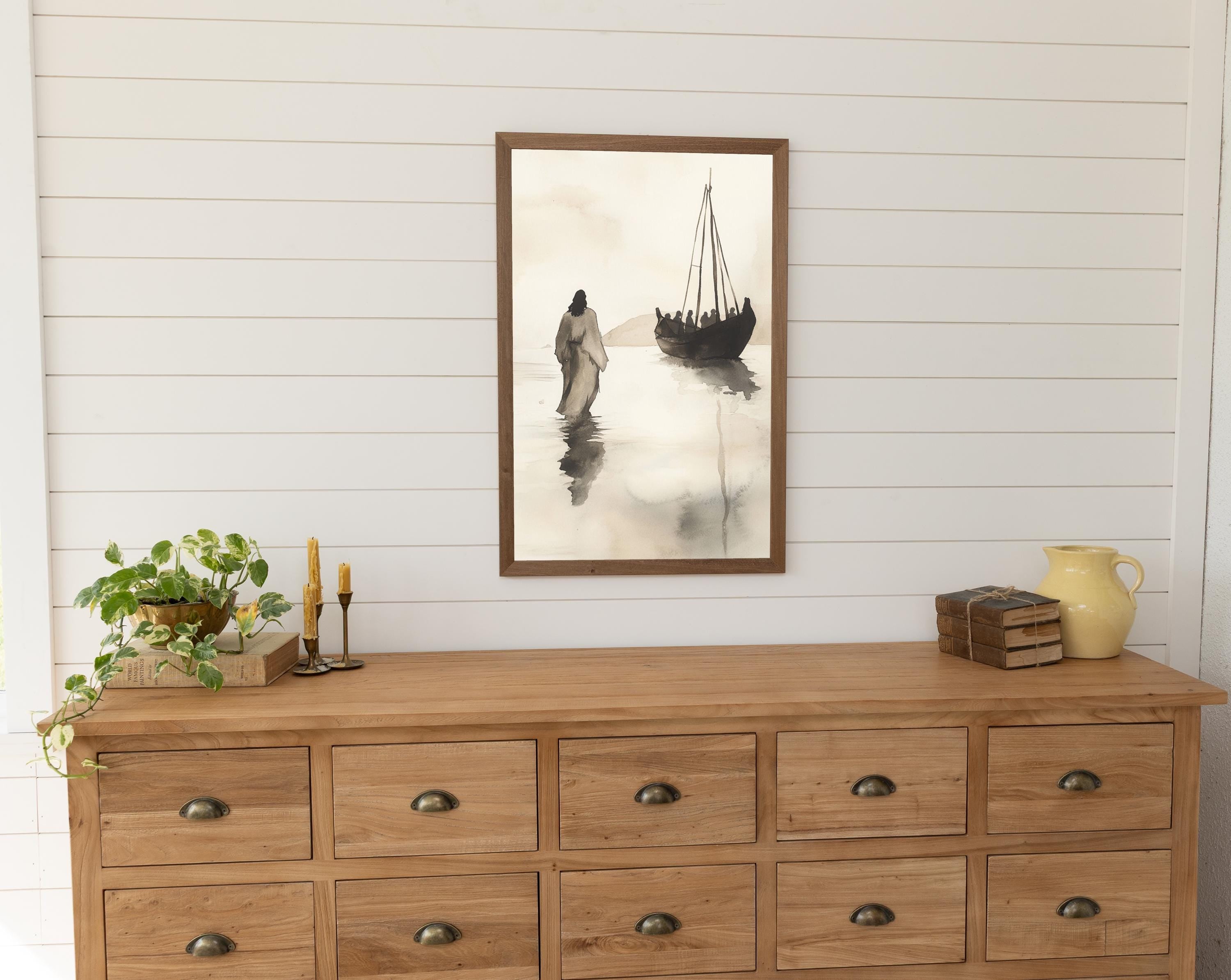 Jesus Oil Painting – Framed