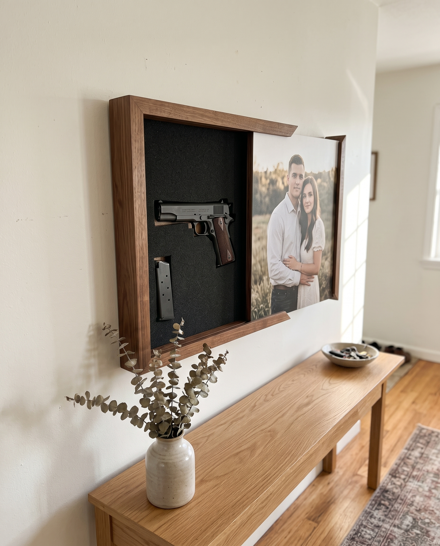 Personalized Photo Concealment Box — Hidden Gun Storage