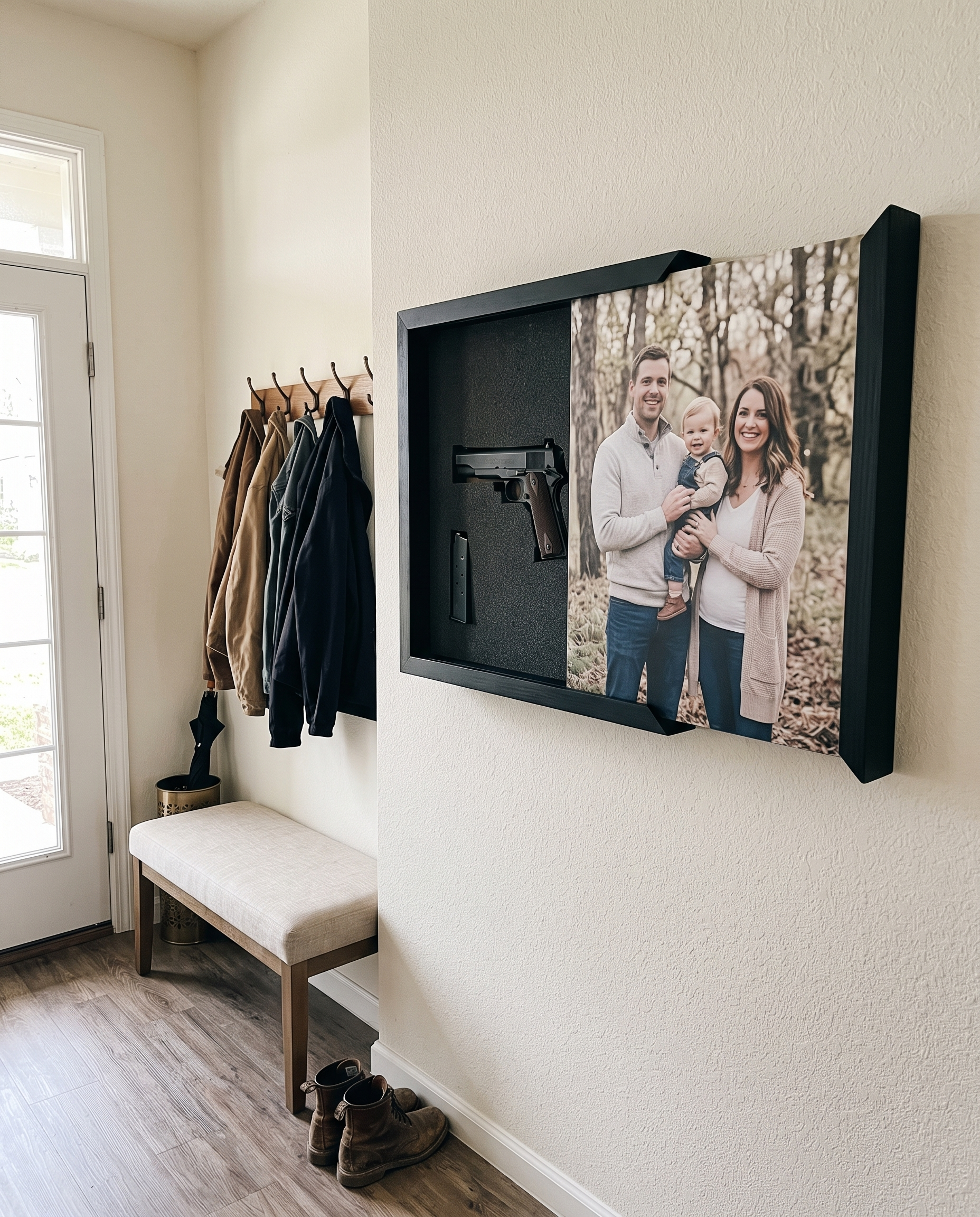 Personalized Photo Concealment Box — Hidden Gun Storage