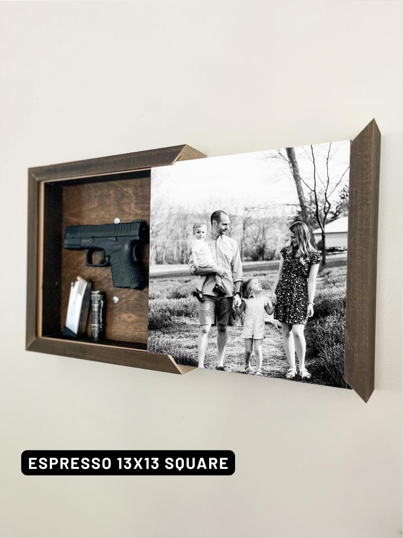 Hidden Gun Concealment Storage- Locked – Personalized Photo