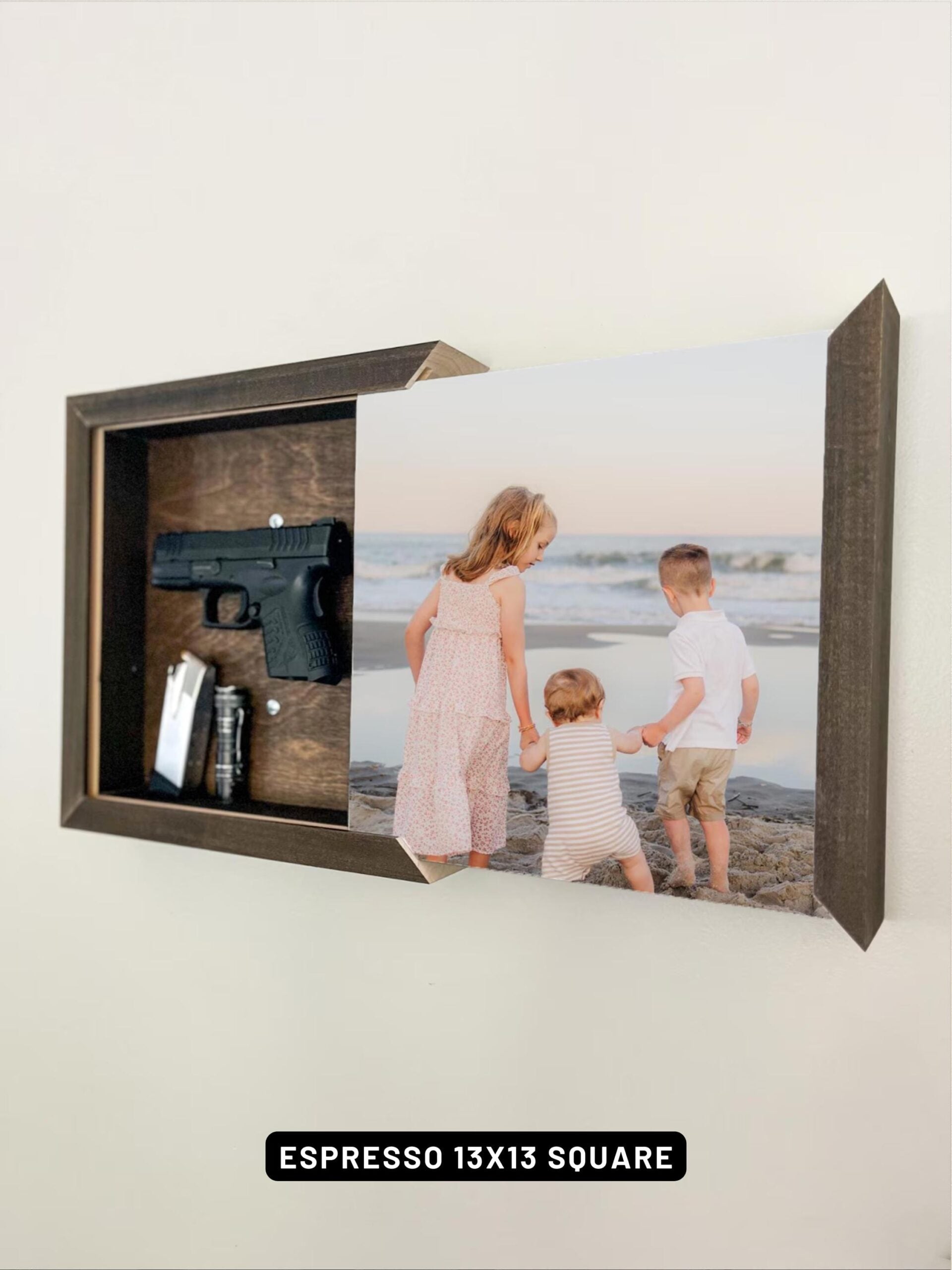 Hidden Gun Concealment Storage- Locked – Personalized Photo