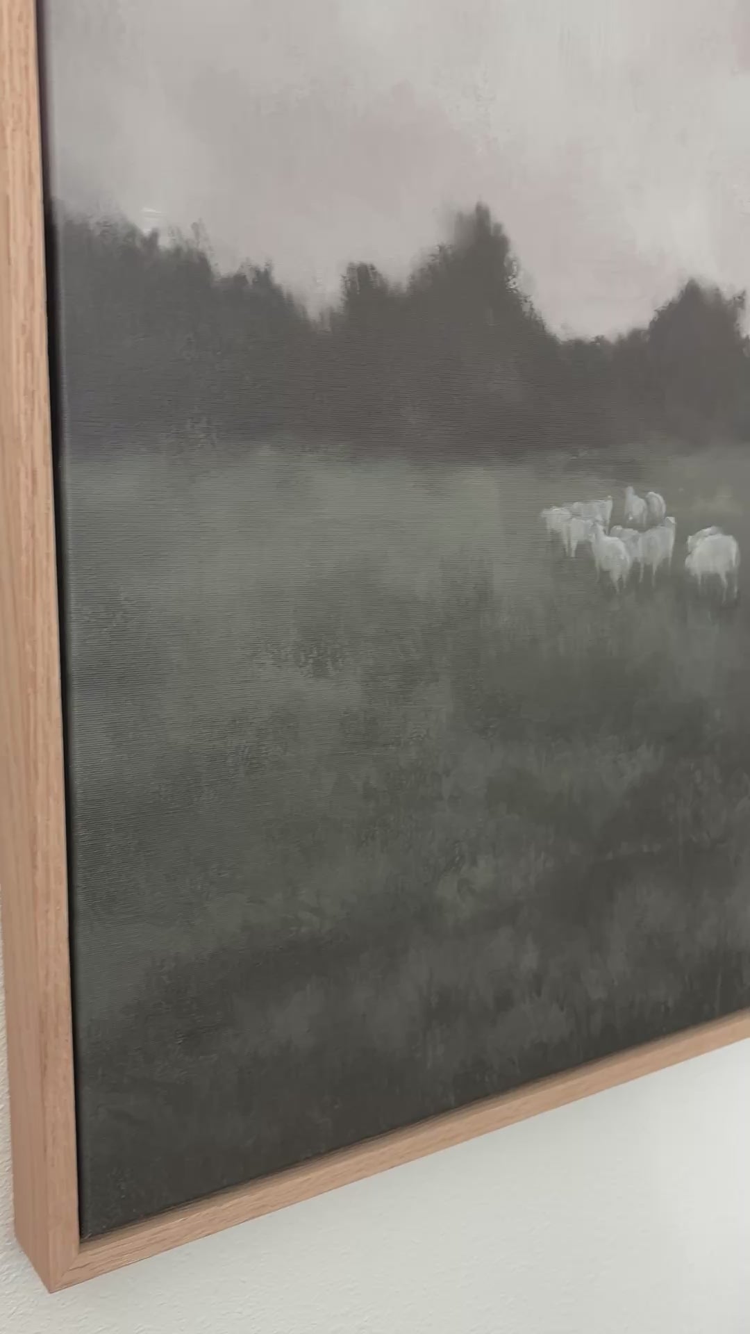 Jesus Leaves 99 Green- Framed Canvas