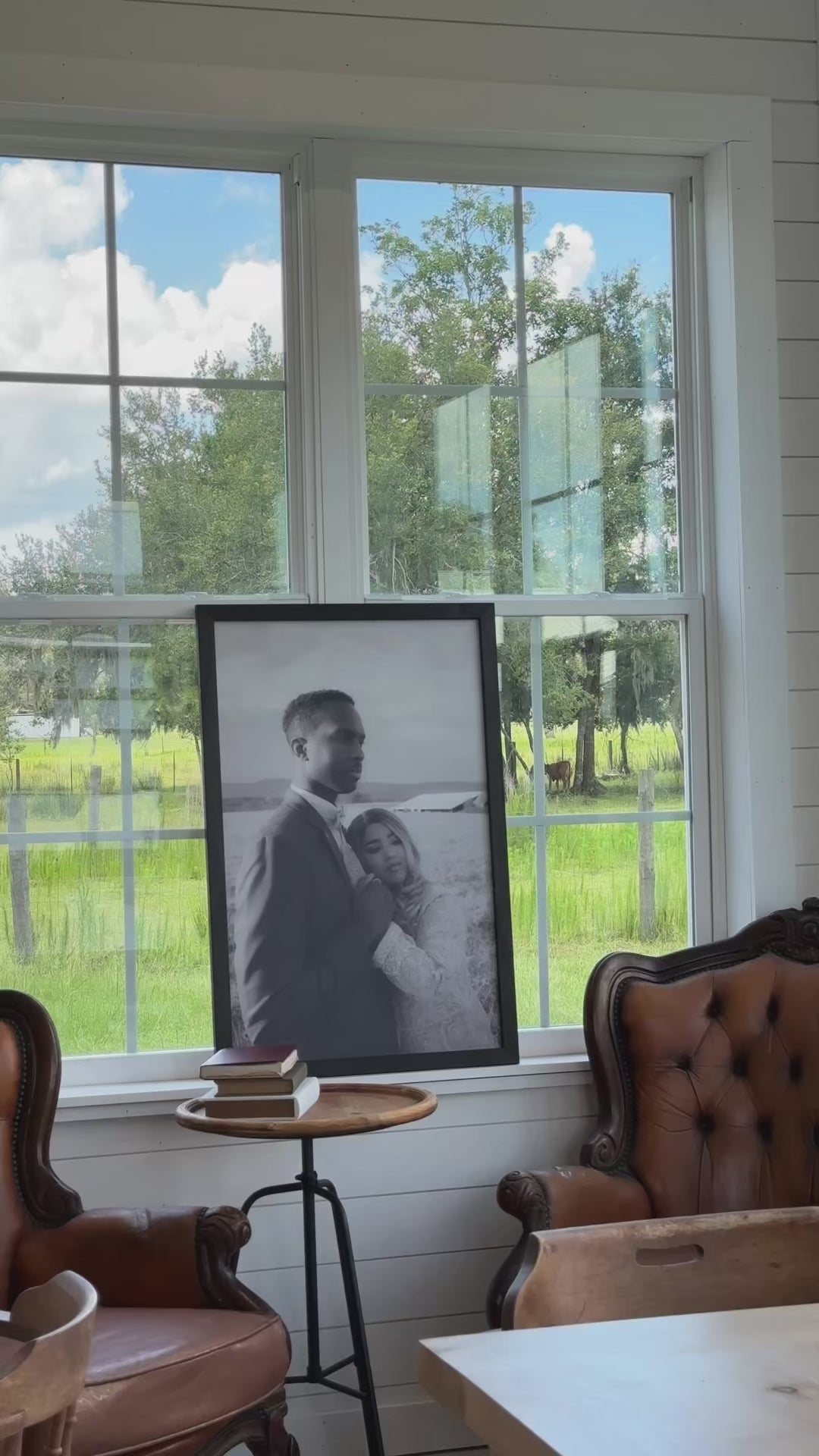 Custom Framed Photo Sign